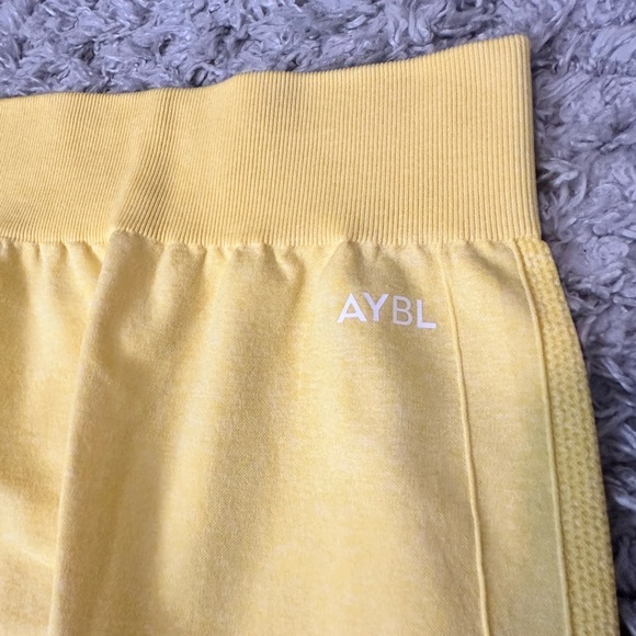 Womens M ABYL Motion Seamless Leggings - Yellow - Picture 6 of 6